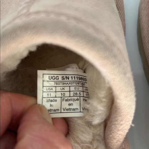 UGG Little Kids Girls Keegan Slide Slipper Pink Size 11 - Picture 6 of 9